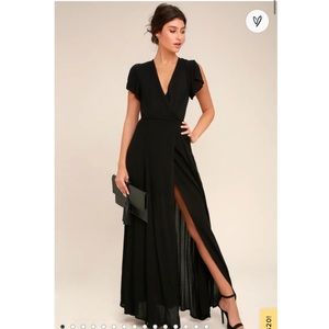Lulu’s black wrap dress - new with tags!